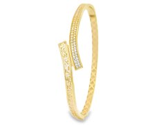 Bijuterii aur online - bratari fixe aur model grecesc cristale zirconia